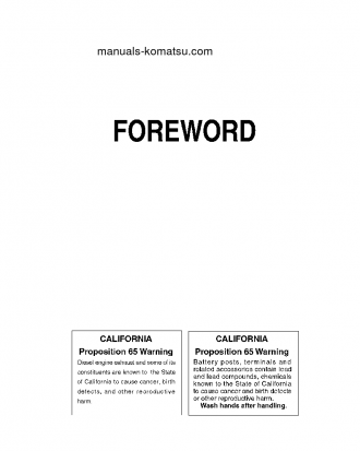 WA150-6(JPN)-FOR N. AMERICA S/N 80001-80050 Operation manual (English)