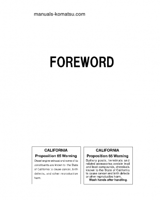 PC450-8(JPN)-WORK EQUIPMENT GREASE 500H S/N 70290-70455 Operation manual (English)