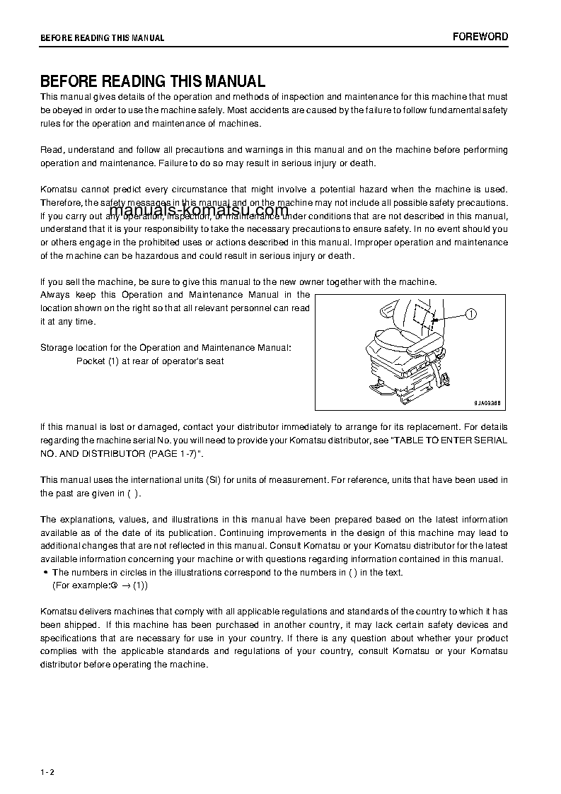 Protected: WA470-6(JPN) S/N 90091-90233 Operation manual (English)