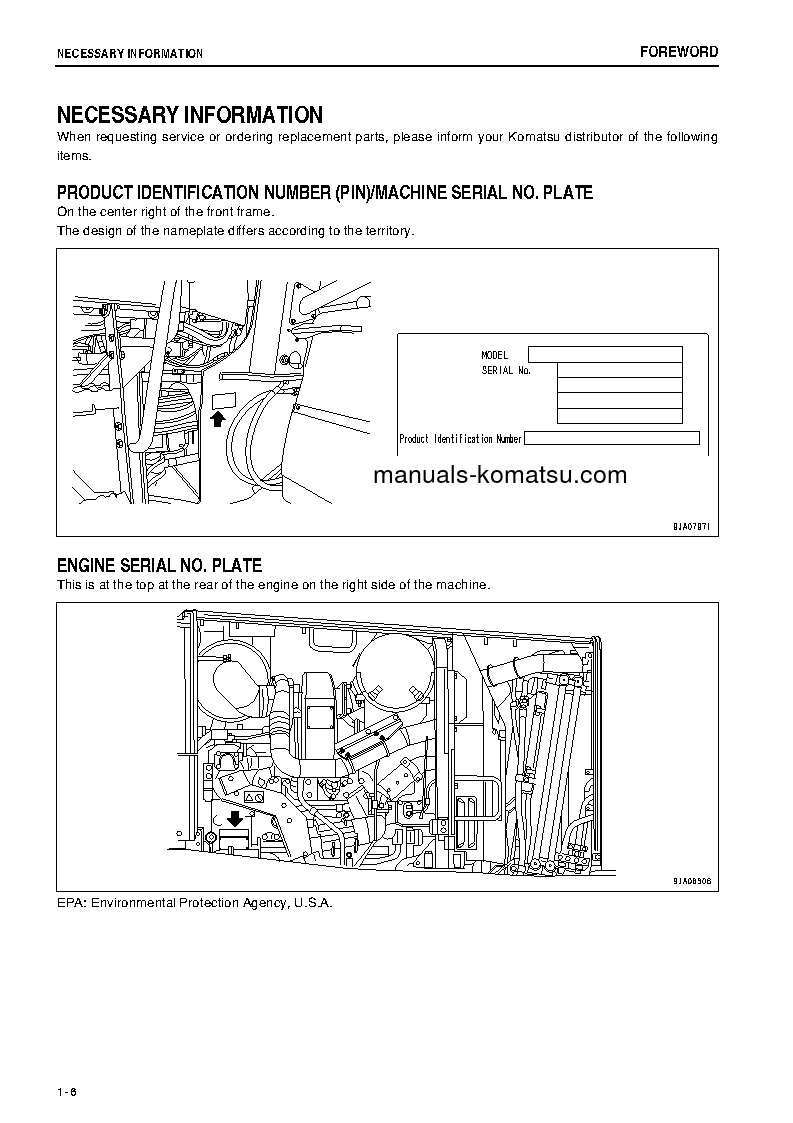 Protected: WA480-6(JPN) S/N 90091-90233 Operation manual (English)