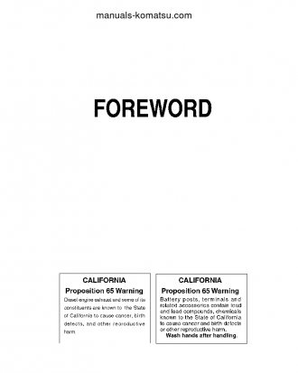 D85PX-15(JPN)-E0 S/N 11601-11641 Operation manual (English)