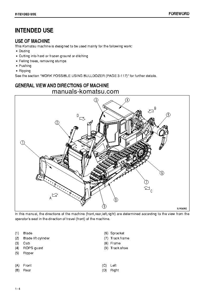 Protected: D85PX-15(JPN)-E0 S/N 11601-11641 Operation manual (English)