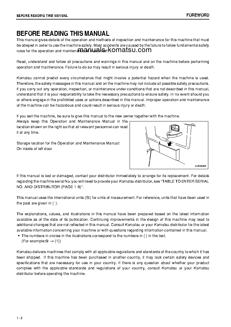 Protected: HM300-2(JPN) S/N 2785-2789 Operation manual (English)