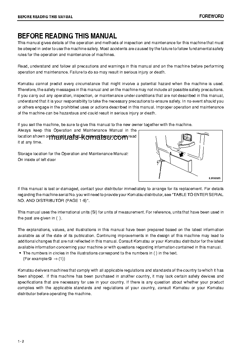 Protected: HM350-2(JPN) S/N 2219-2223 Operation manual (English)