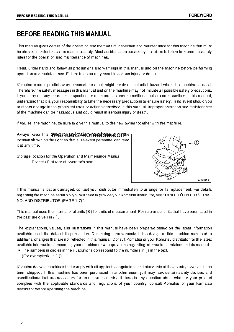 Protected: WA500-6(JPN) S/N 55450-55528 Operation manual (English)