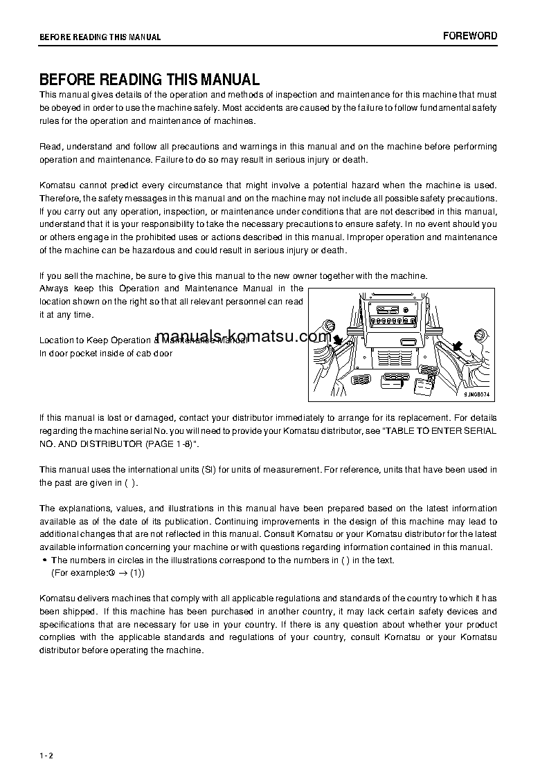Protected: D275AX-5(JPN)-E0 S/N 30209-30216 Operation manual (English)