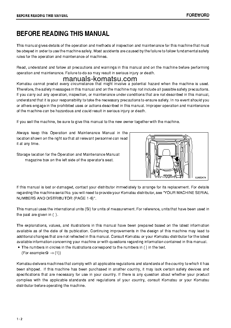Protected: PC220-8(JPN)-WORK EQUIPMENT GREASE 500H S/N 80361-85000 Operation manual (English)