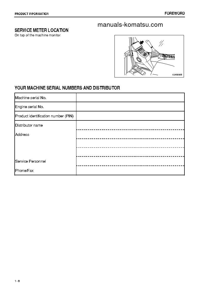 Protected: PC220-8(JPN)-WORK EQUIPMENT GREASE 500H S/N 80361-85000 Operation manual (English)