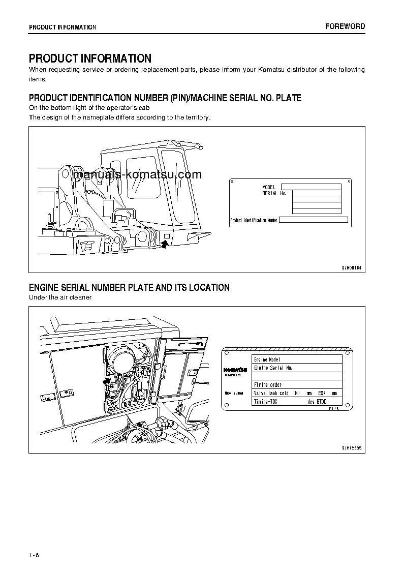 Protected: PC1250-8(JPN)-R S/N 35161-35213 Operation manual (English)