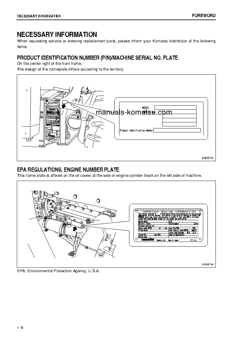 Protected: WA600-6(JPN) S/N 60634-60731 Operation manual (English)