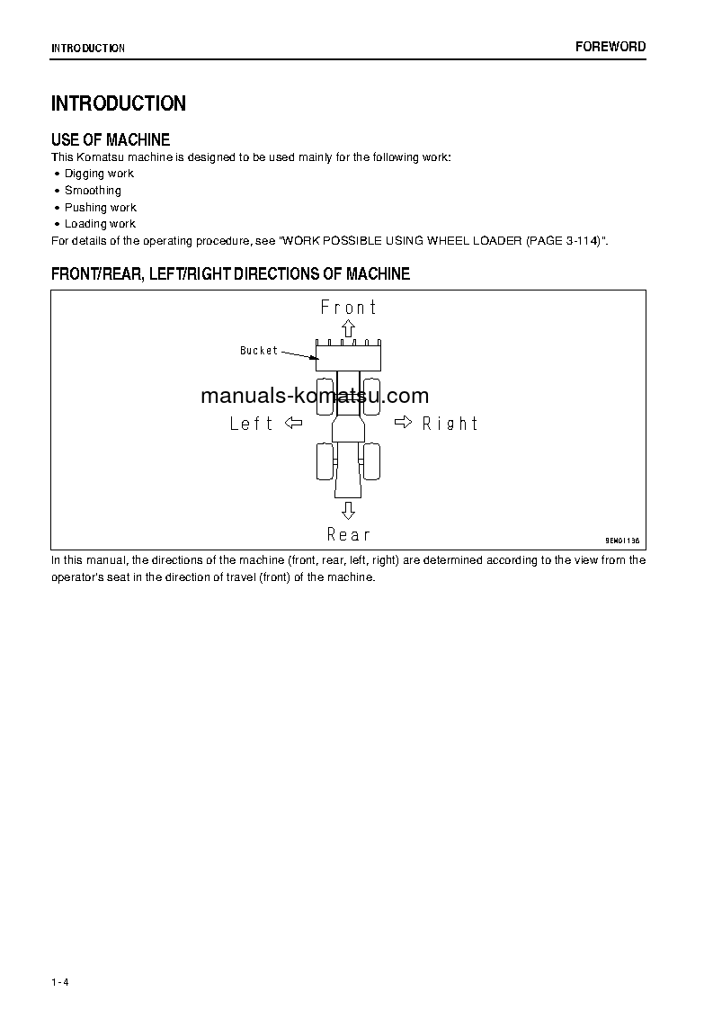 Protected: WA800-3(JPN)-E0 S/N 70028-70039 Operation manual (English)