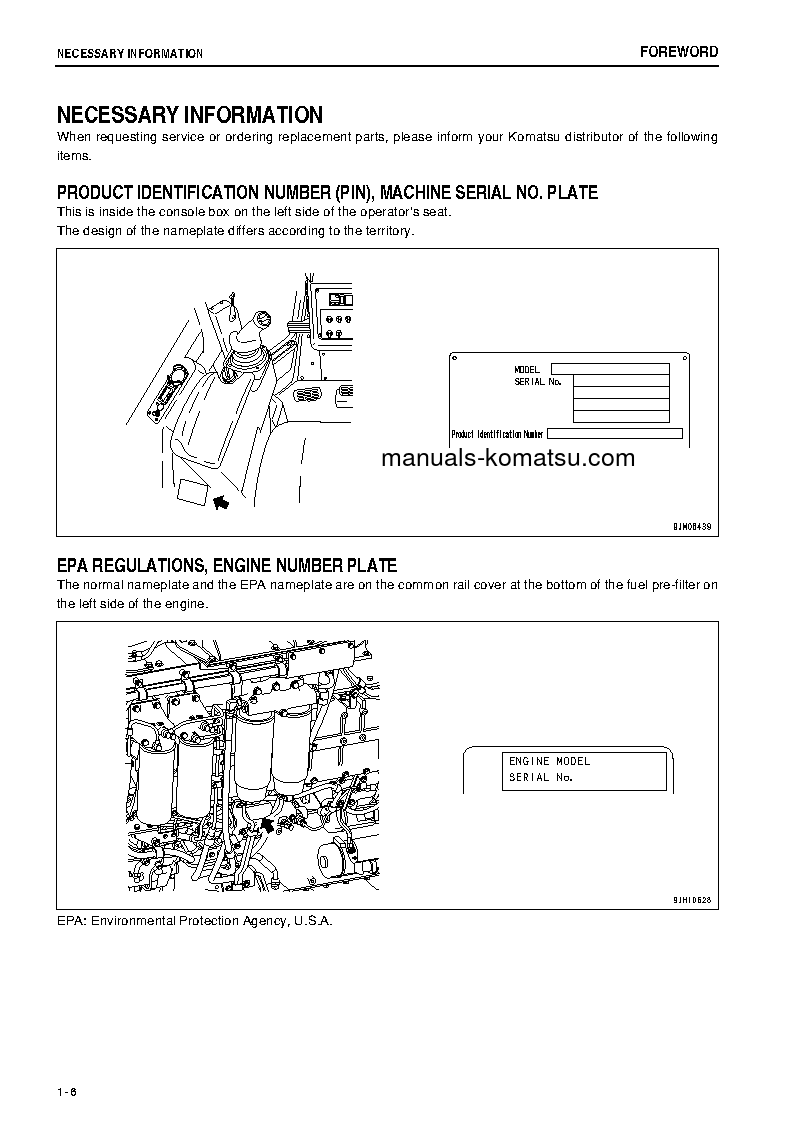 Protected: D475ASD-5(JPN)-E0, SUPER DOZER S/N 30126-30133 Operation manual (English)