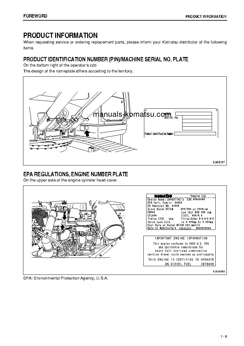 Protected: PC300LC-8(JPN)-WORK EQUIPMENT GREASE 100H S/N 61207-UP Operation manual (English)