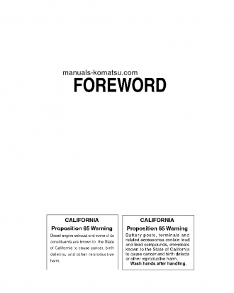 PC400-7(JPN) S/N 52025-UP Operation manual (English)