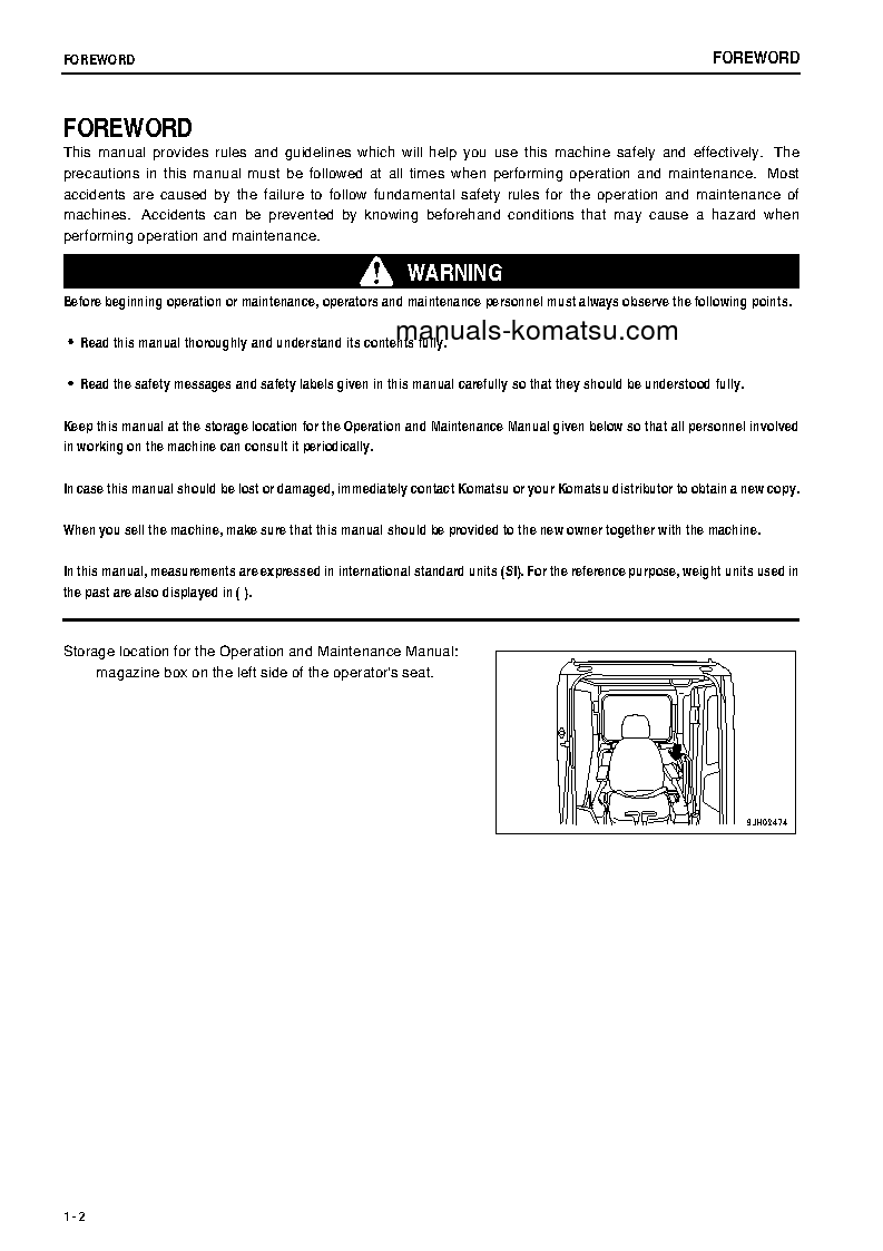 Protected: PC400-7(JPN) S/N 52025-UP Operation manual (English)