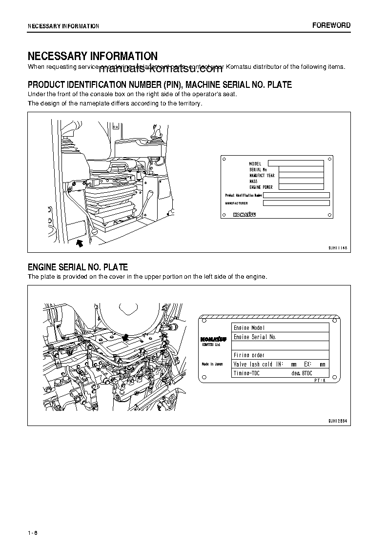 Protected: D375A-6(JPN)-R S/N 65001-65840 Operation manual (English)