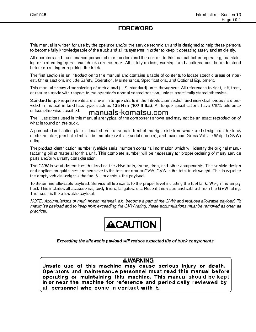 Protected: HD1500-7(JPN) S/N 80001-80232 Operation manual (English)