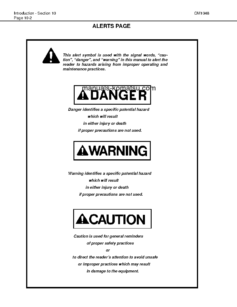 Protected: HD1500-7(JPN) S/N 80001-80232 Operation manual (English)