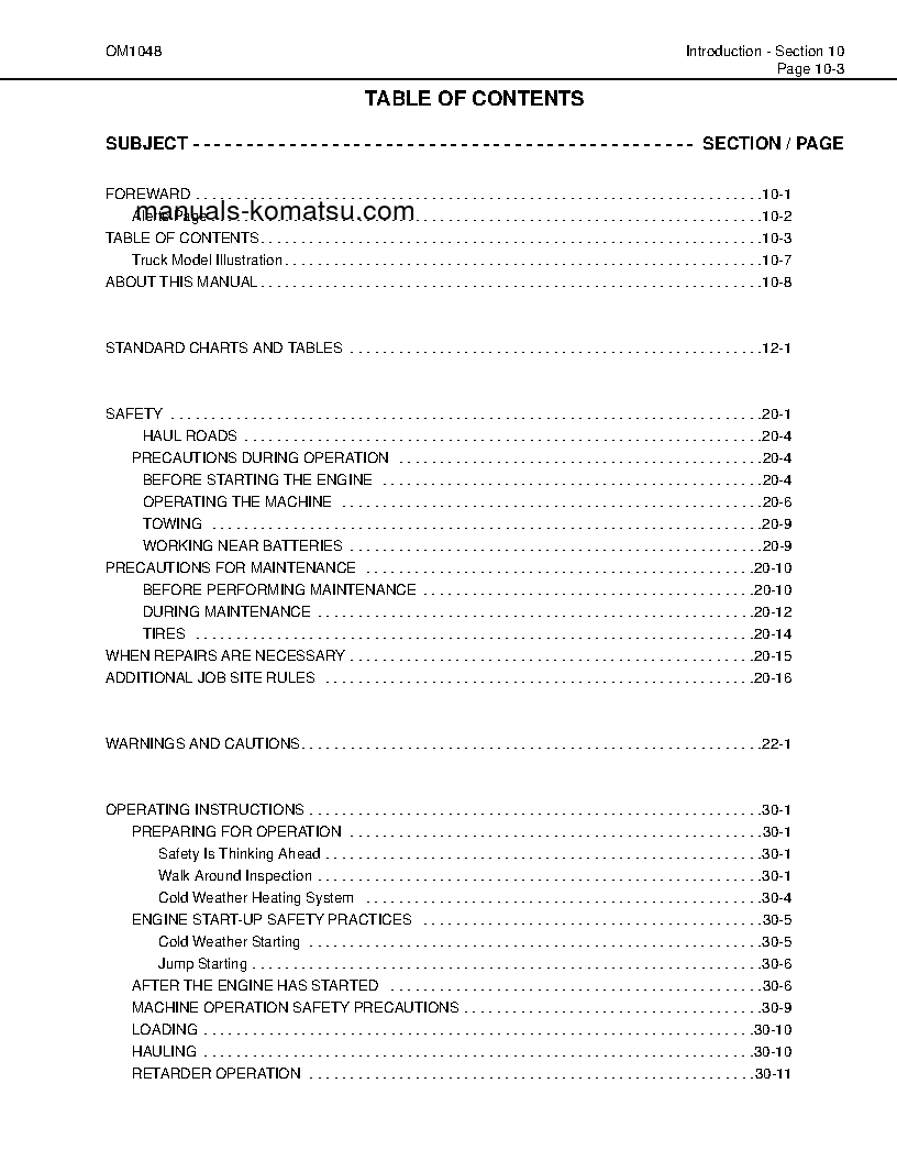Protected: HD1500-7(JPN) S/N 80001-80232 Operation manual (English)