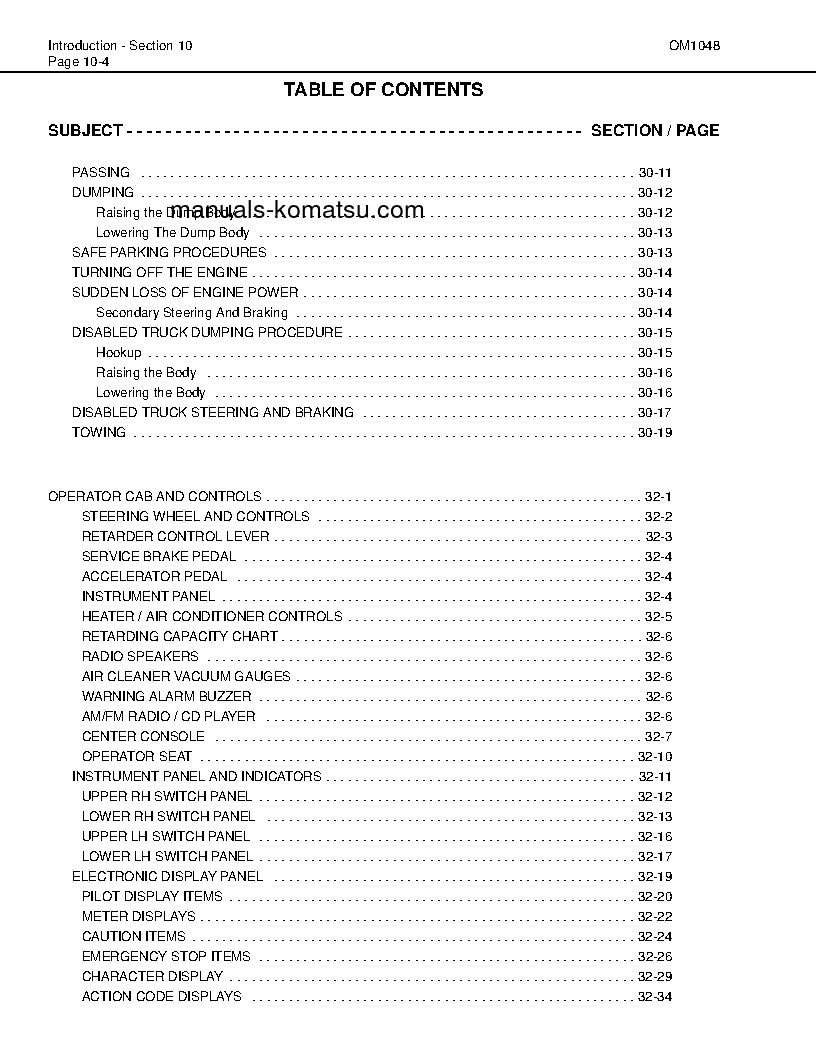 Protected: HD1500-7(JPN) S/N 80001-80232 Operation manual (English)
