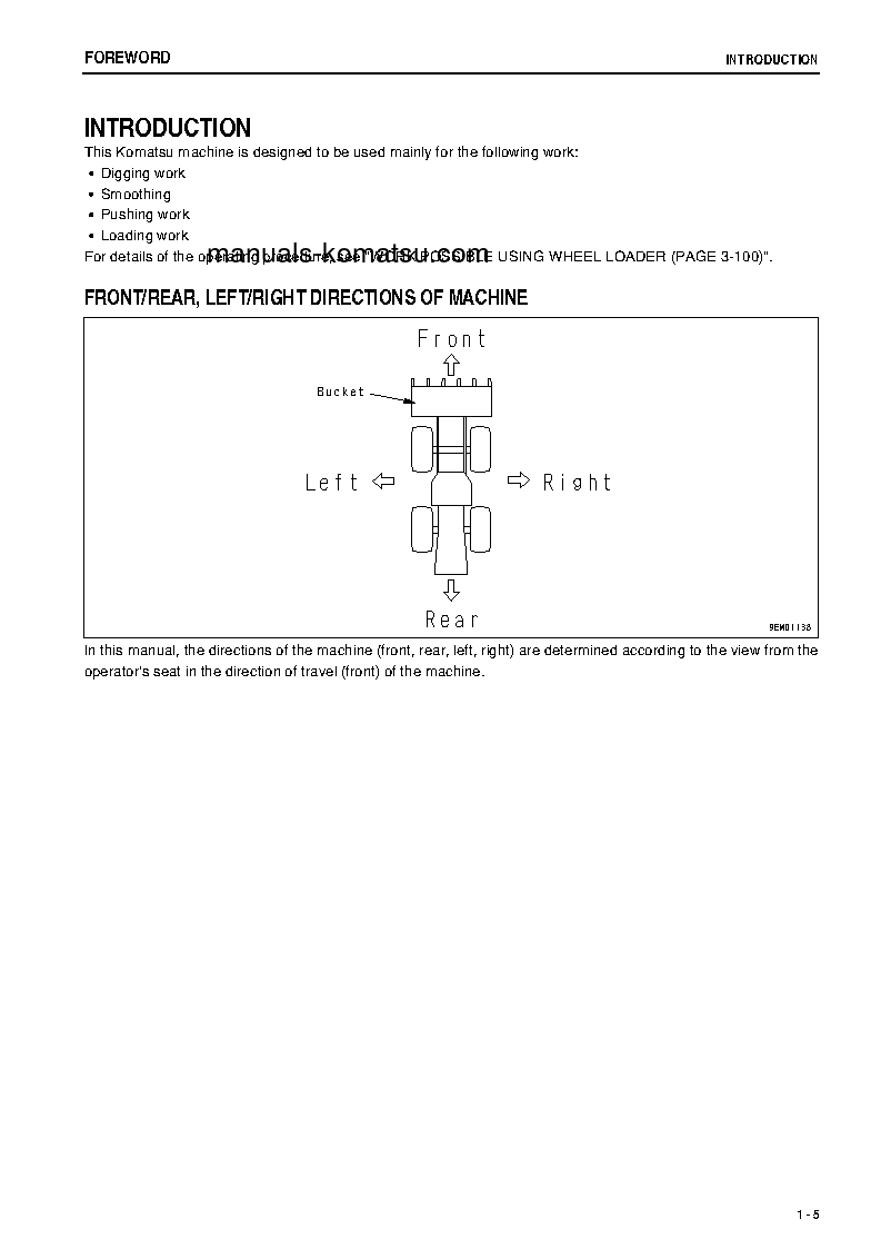 Protected: WA320-5(JPN) S/N 62025-UP Operation manual (English)