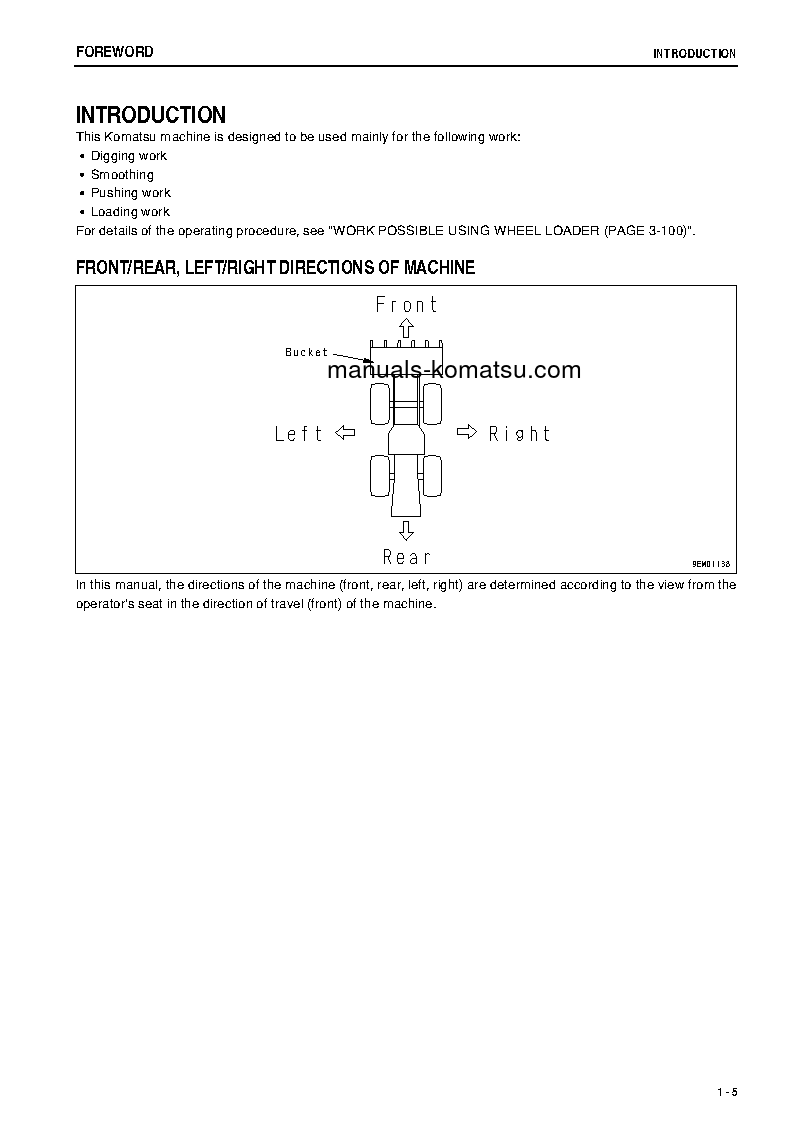 Protected: WA320-5(JPN) S/N 62025-62037 Operation manual (English)