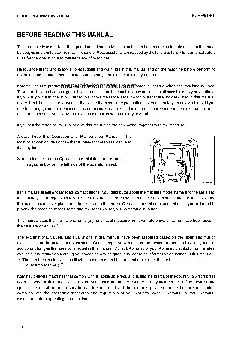 Protected: PC600LC-8(JPN)-E0 S/N 65001-UP Operation manual (English)