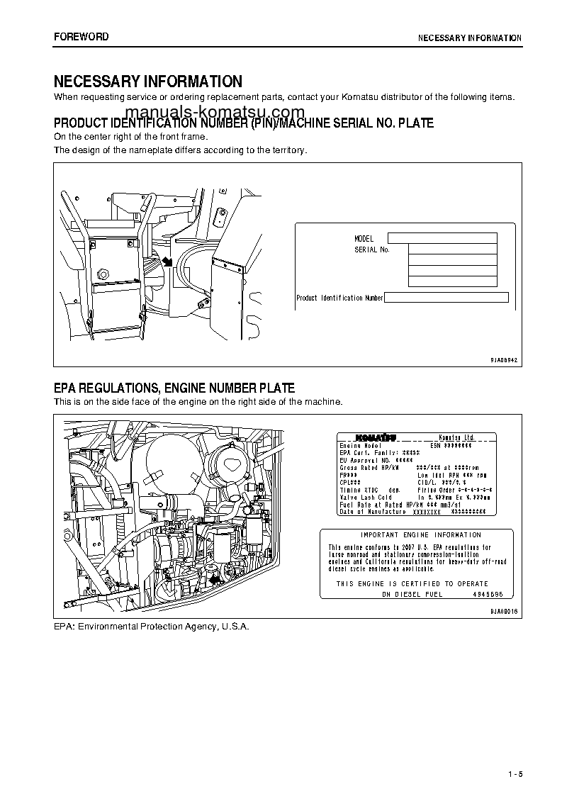 Protected: WA200PZ-6(JPN)-FOR N. AMERICA S/N 71080-UP Operation manual (English)