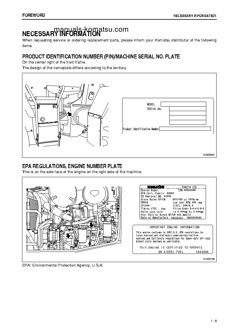 Protected: WA250PZ-6(JPN)-FOR N. AMERICA S/N 75813-75864 Operation manual (English)