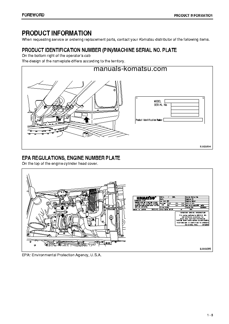Protected: PC220LC-8(JPN)-WORK EQUIPMENT GREASE 100H S/N 85001-UP Operation manual (English)