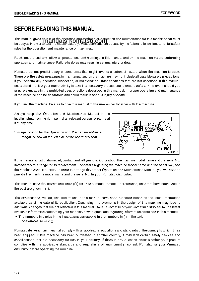 Protected: PC2000-8(JPN) S/N 20223-UP Operation manual (English)