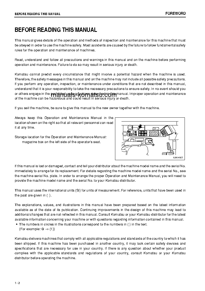 Protected: PC2000-8(JPN)–30C DEGREE S/N 20223-UP Operation manual (English)