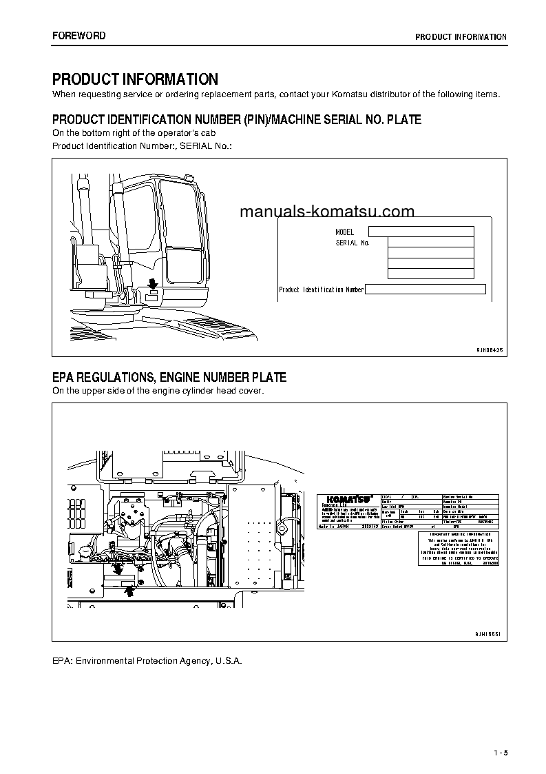 Protected: PC228US-8(JPN) S/N 50082-UP Operation manual (English)