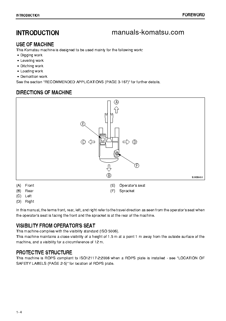Protected: PC300LC-8(JPN)-WORK EQUIPMENT GREASE 100H S/N 61466-UP Operation manual (English)