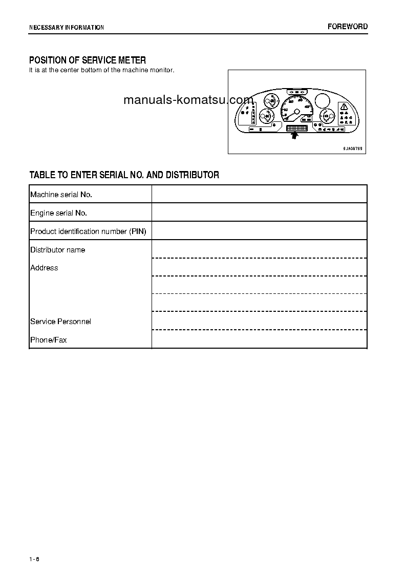 Protected: WA250-6(JPN)-FOR N. AMERICA S/N 75865-UP Operation manual (English)
