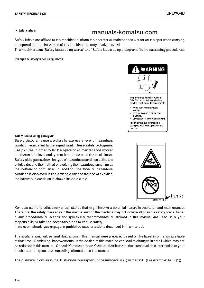 Protected: WA1200-3(JPN) S/N 50102-UP Operation manual (English)