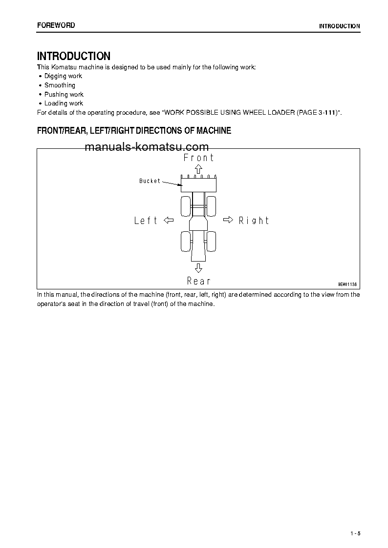 Protected: WA1200-3(JPN) S/N 50102-UP Operation manual (English)
