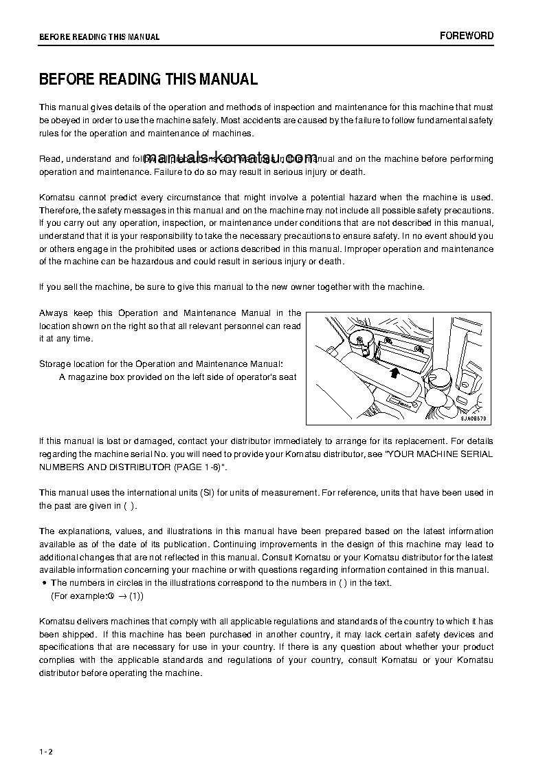 Protected: PC78US-8(JPN) S/N 16029-16832 Operation manual (English)