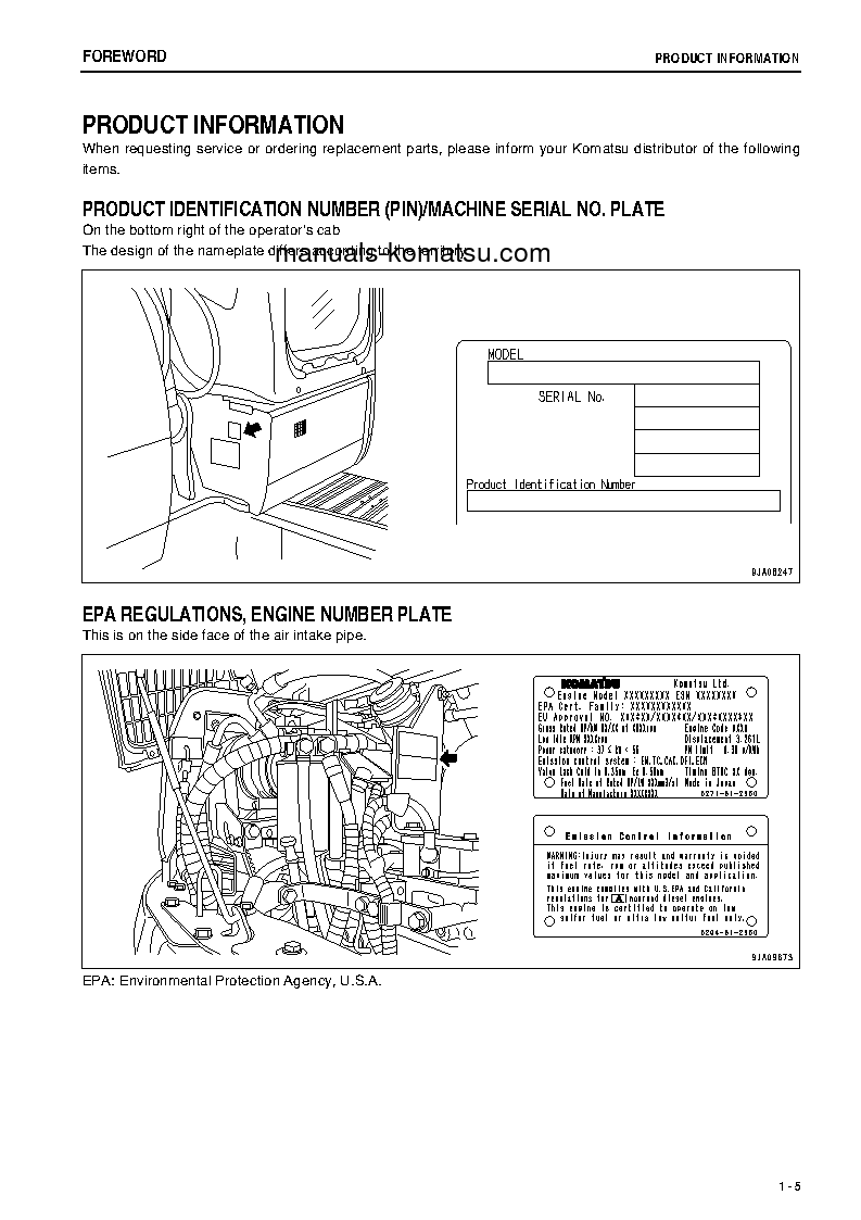 Protected: PC78US-8(JPN) S/N 16029-16832 Operation manual (English)