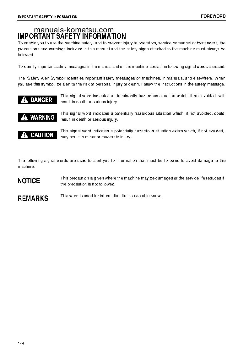 Protected: D31PX-22(JPN) S/N 60541-60729 Operation manual (English)