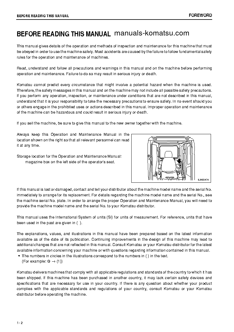 Protected: PC160LC-8(JPN)-WORK EQUIPMENT GREASE 500H S/N 25056-UP Operation manual (English)