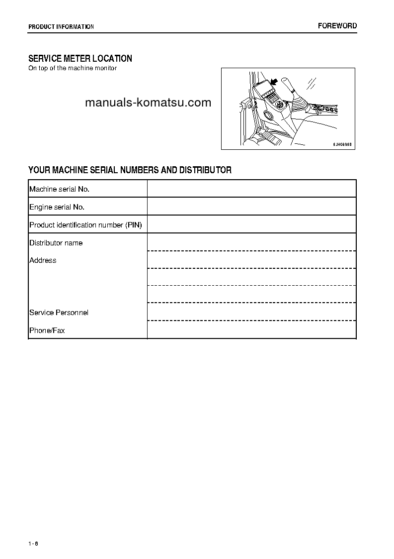 Protected: PC160LC-8(JPN)-WORK EQUIPMENT GREASE 500H S/N 25056-UP Operation manual (English)