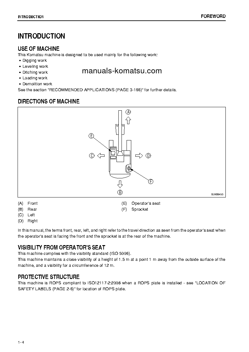 Protected: PC160LC-8(JPN)-WORK EQUIPMENT GREASE 100H S/N 25056-UP Operation manual (English)