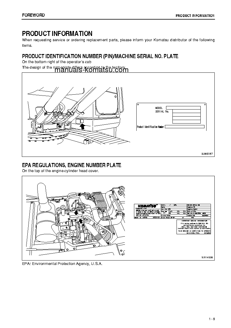 Protected: PC160LC-8(JPN)-WORK EQUIPMENT GREASE 100H S/N 25056-UP Operation manual (English)
