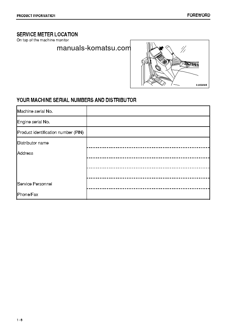 Protected: PC160LC-8(JPN)-WORK EQUIPMENT GREASE 100H S/N 25056-UP Operation manual (English)