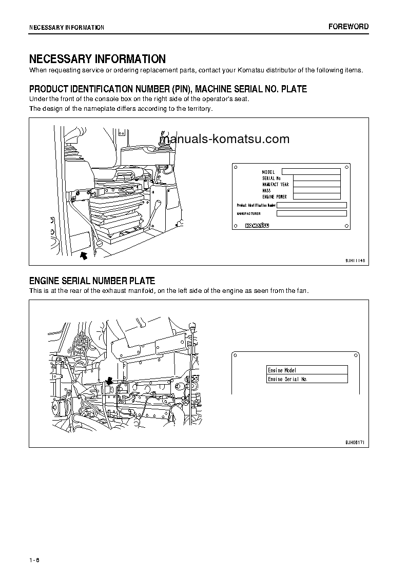 Protected: D375A-6(JPN)-ONE-WAY STEERING LEVER S/N 60018-60533 Operation manual (English)
