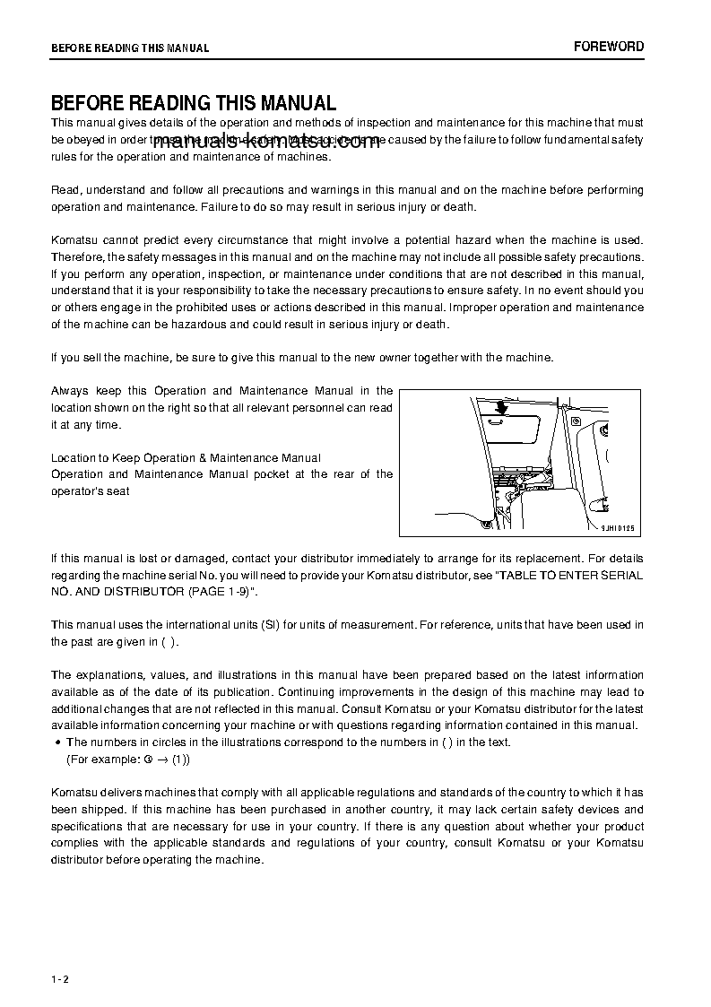Protected: D155AX-6(JPN) S/N 81077-UP Operation manual (English)