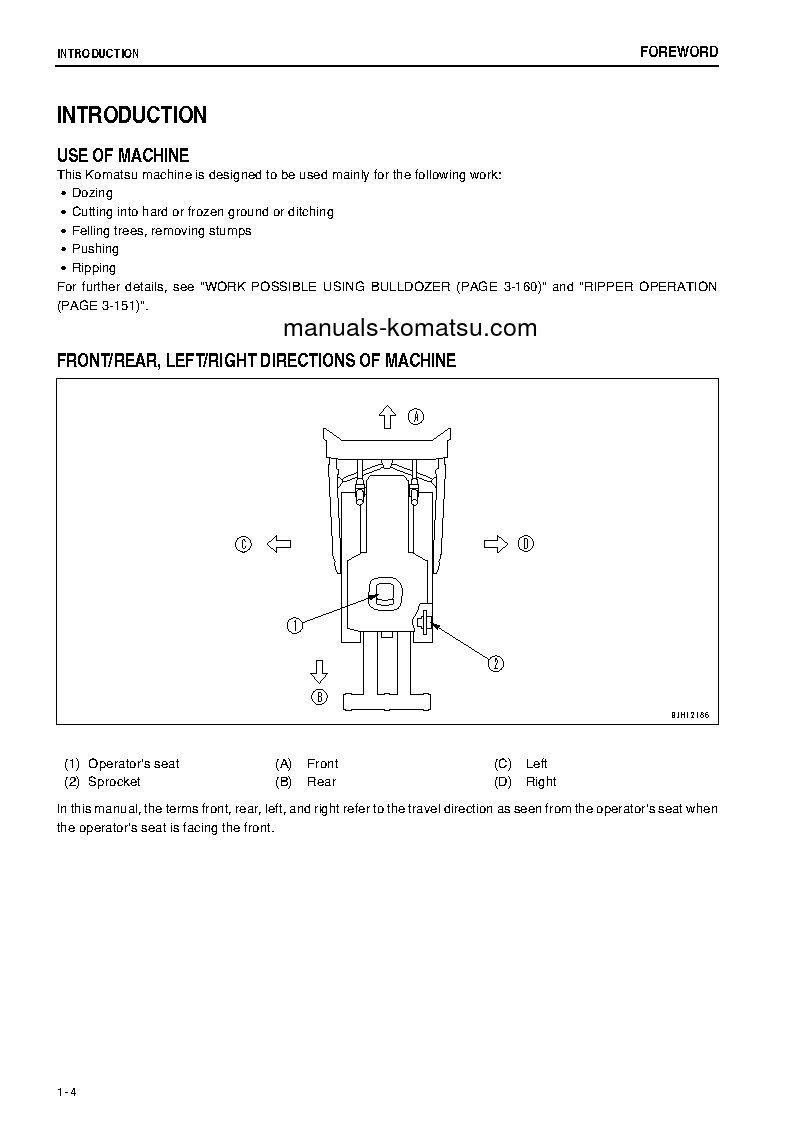 Protected: D155AX-6(JPN) S/N 81077-UP Operation manual (English)