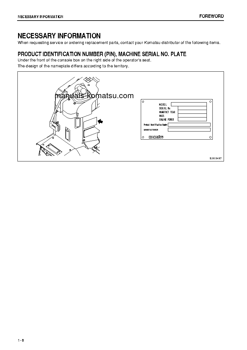 Protected: D155AX-6(JPN) S/N 81077-UP Operation manual (English)