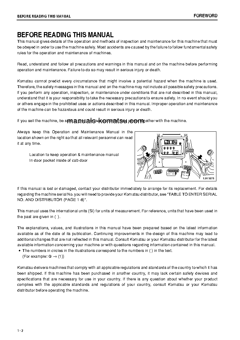 Protected: D475A-5(JPN)-E0 S/N 30134-UP Operation manual (English)